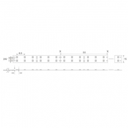 Светодиодная влагозащищенная лента Feron 19,2W/m 240LED/m 2835SMD теплый белый 5M LS615 27734 Алматы