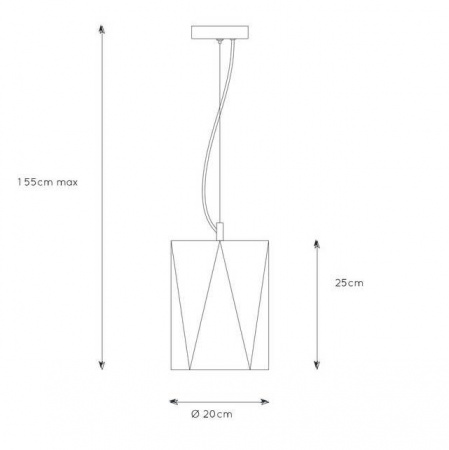 Подвесной светильник Lucide Fern 25407/01/30