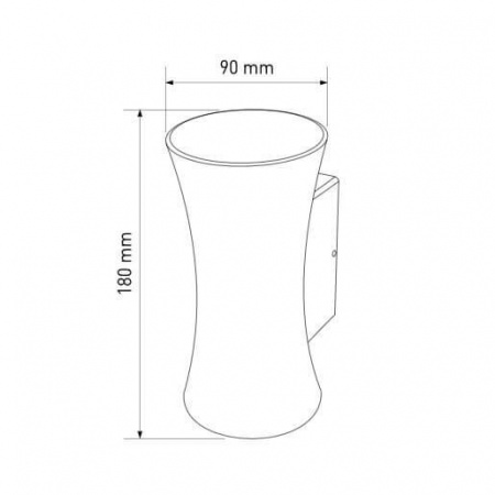 Уличный настенный светодиодный светильник Elektrostandard 1501 Techno LED a043951