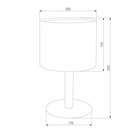 Настольная лампа TK Lighting 5217 Deva White