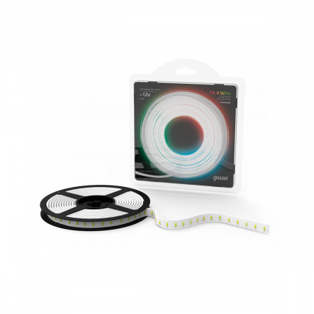 Светодиодная лента Gauss 14,4W/m 60LED/m 5050SMD RGB 5M 312000414 Алматы