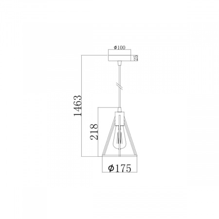 Подвесной светильник Vele Luce Storm VL6136P01