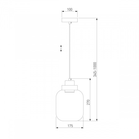 Подвесной светодиодный светильник Eurosvet Jeffry 50240/1 Led прозрачный