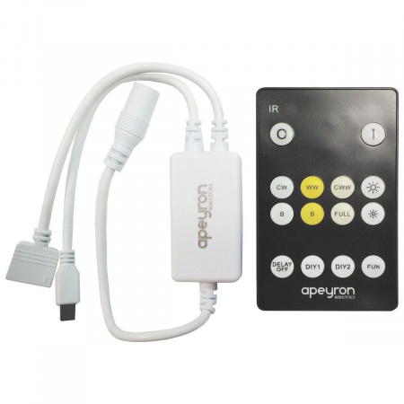 Светодиодная лента Apeyron 14,4W/m 60LED/m 5050SMD теплый белый/холодный белый 2,5M 10-222 Алматы