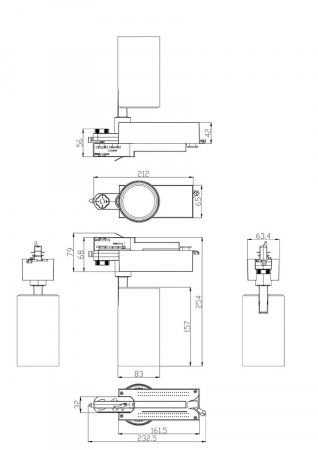 Трековый светодиодный светильник ЭРА SТR-30-36-30K-W30 Б0049773