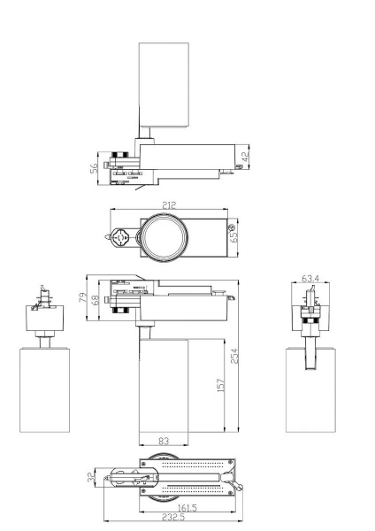 Трековый светодиодный светильник ЭРА SТR-30-36-40K-W30 Б0049754