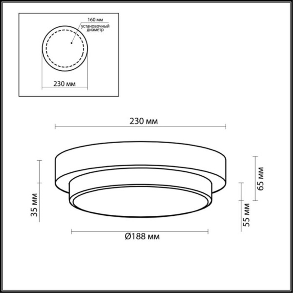 Настенный светильник Odeon Light Drops Holger 2746/1C