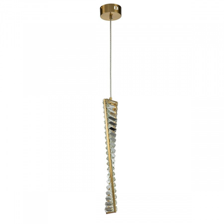 Подвесной светодиодный светильник Indigo FRIZZANTE 12015/1P Brass V000043L