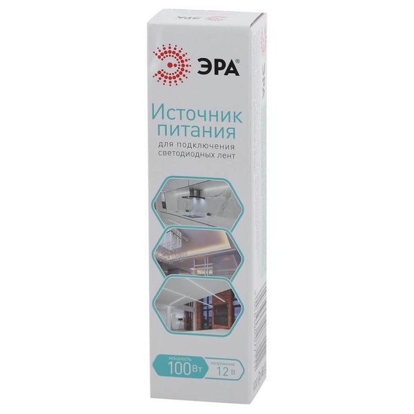 Блок питания ЭРА 12V 100W IP20 8,33A LP-LED-100W-IP20-12V-M Б0044741 Алматы