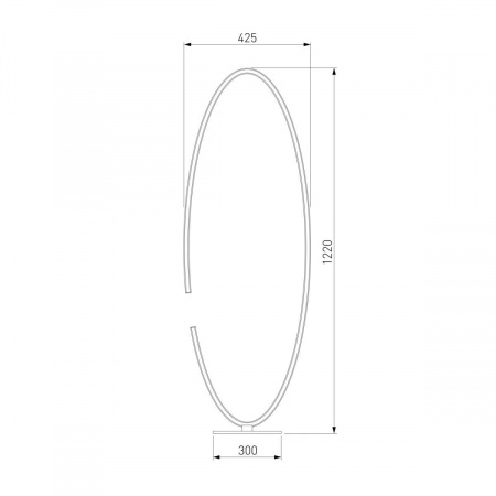 Торшер Eurosvet 80415/1 сатин-никель
