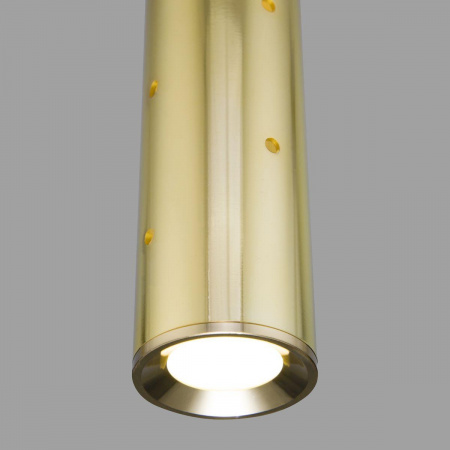 Подвесной светодиодный светильник Elektrostandard Bong 50214/1 Led золото a055667