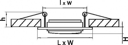 Встраиваемый светильник Lightstar Singo 011621 Алматы