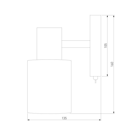 Спот Eurosvet Corso 20089/1 бронза