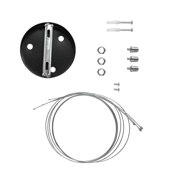 Подвесной светодиодный cветильник Geometria ЭРА Ring SPO-134-B-40K-056 56Вт 4000К черный Б0050565