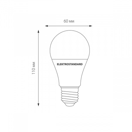 Лампа светодиодная Elektrostandard E27 7W 4200K матовая a060103