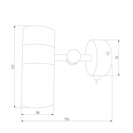 Спот Eurosvet Viero 20096/1 белый/ хром