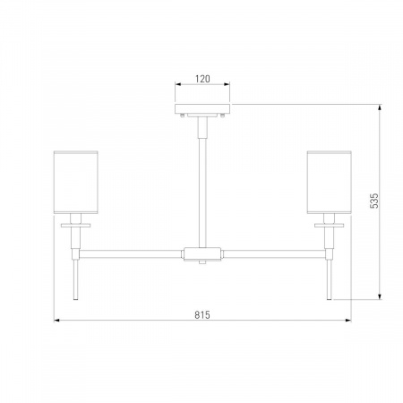 Подвесная люстра Eurosvet Brielle 60132/8 хром