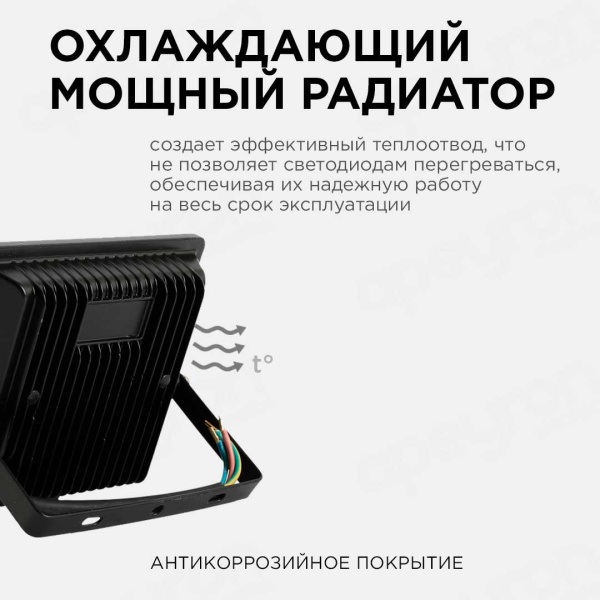 Прожектор светодиодный Apeyron 30W 6500K 05-39