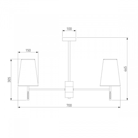Потолочная люстра Eurosvet Milazzo 60137/6 золото