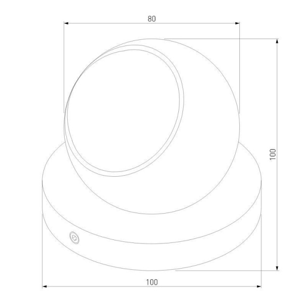 Уличный светодиодный светильник Elektrostandard Ball 35143/S a057632