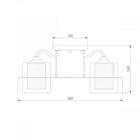 Потолочная люстра Eurosvet 30160/5 хром