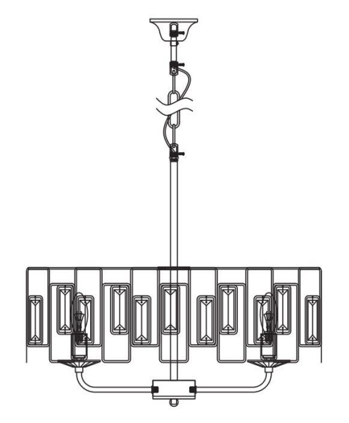 Подвесная люстра Rivoli Waltraud 1028-206 Б0052465