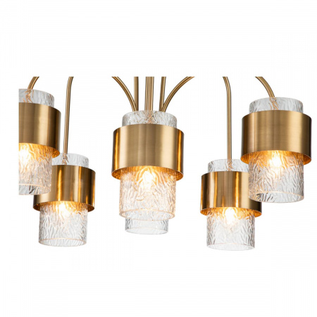 Подвесная люстра Indigo ELEGANZA 12019/A/6P Brass V000322