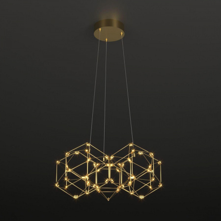 Подвесной светодиодный светильник Eurosvet Uma 90169/5 медь