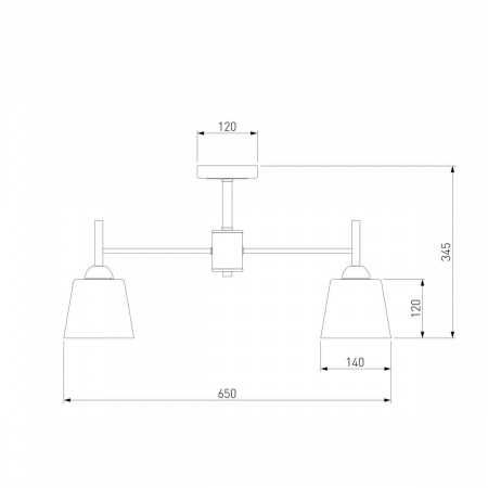 Потолочная люстра Eurosvet 70085/5 белый