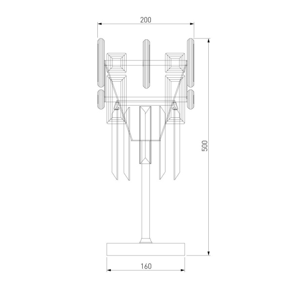 Настольная лампа Bogates Lago 01108/1 Strotskis