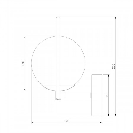 Бра Eurosvet Ringo 50289 золото