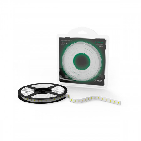 Светодиодная лента Gauss 4,8W/m 60LED/m 2835SMD зеленый 5M 312000605 Алматы