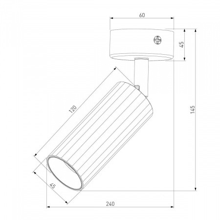 Светодиодный спот Eurosvet Arris 20098/1 Led черный