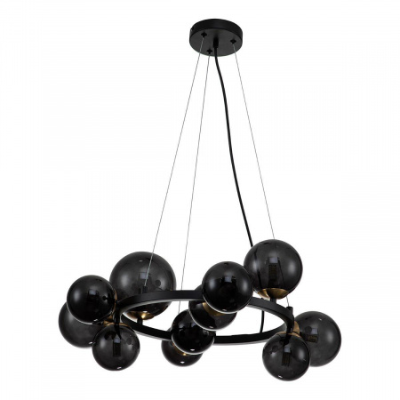 Подвесная люстра Indigo Molecola 11018/11P Black V000195