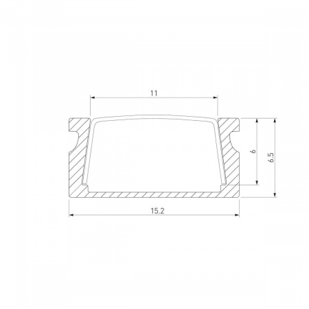 Профиль алюминиевый с рассеивателем Elektrostandard LL-2-ALP006 a053618 Алматы