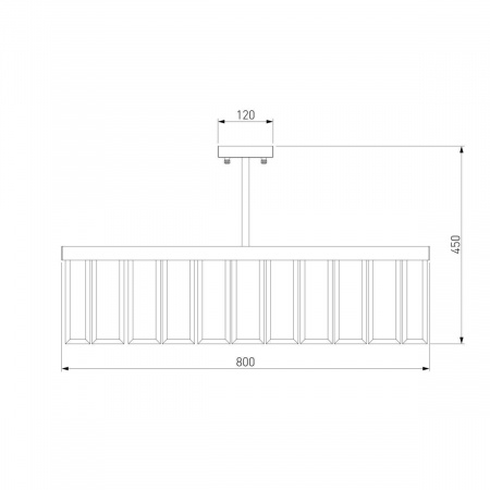 Потолочная люстра Bogates Eclipse 358/8 Smart