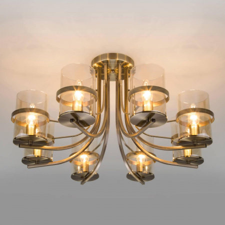 Потолочная люстра Eurosvet 60085/8 античная бронза