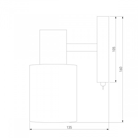 Спот Eurosvet Corso 20089/1 хром