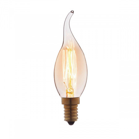 Лампа накаливания E14 40W прозрачная 3540-GL