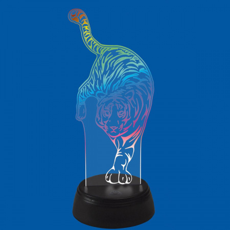 Светодиодная фигура Uniel ULI-M506 RGB/3AA Tiger/Black UL-00008401