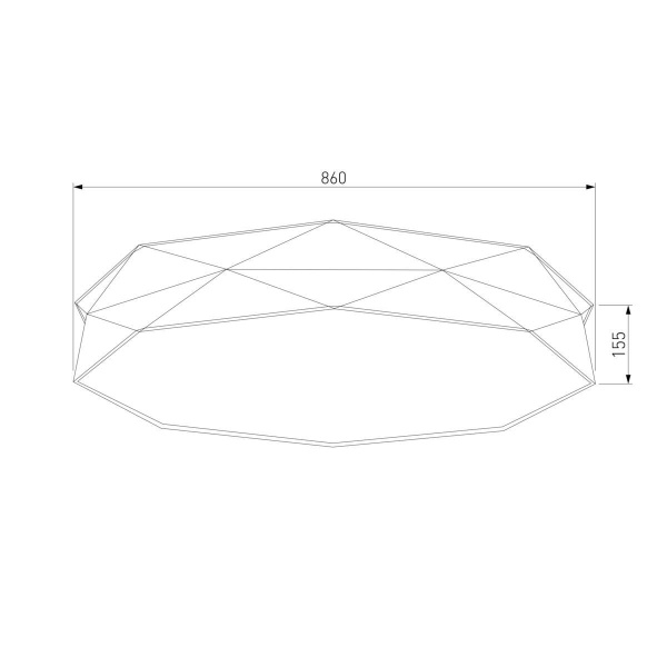 Потолочный светильник TK Lighting 4223 Kantoor Graphite