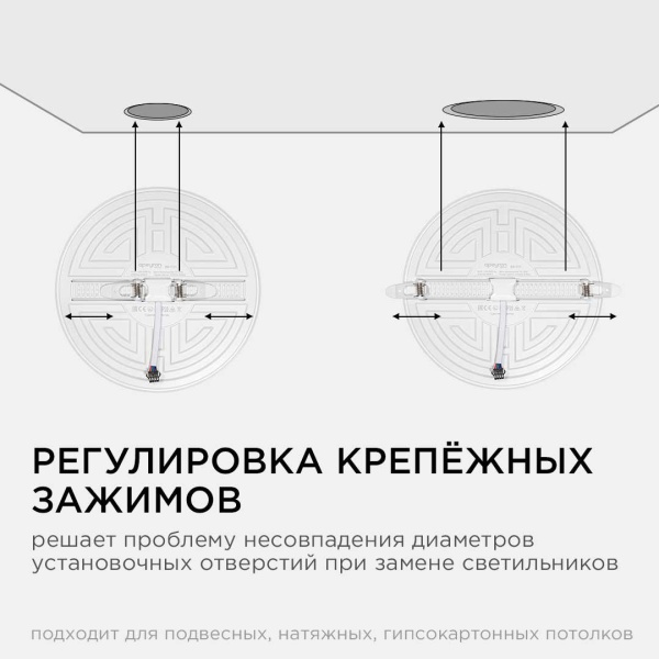 Светодиодная панель безрамочная Apeyron 06-111 Алматы