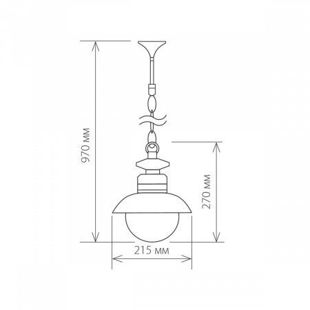 Уличный подвесной cветильник Elektrostandard Talli H GL 3002H брауни a038482