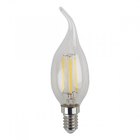 Лампа светодиодная филаментная ЭРА E14 9W 2700K прозрачная F-LED BXS-9W-827-E14 Б0047003