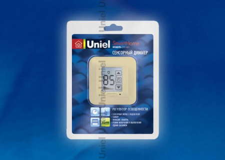 Диммер Uniel USW-001-LCD-DM-40/500W-TM-M-BG 04029