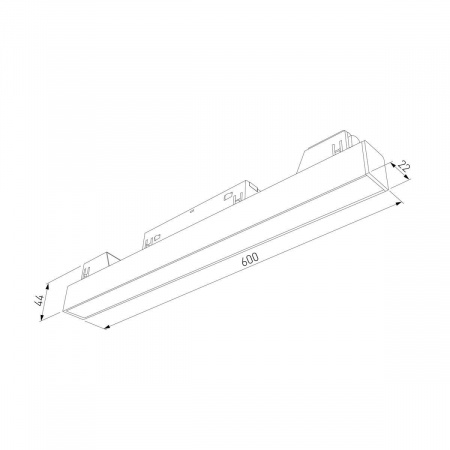 Трековый светодиодный светильник Elektrostandard Slim Magnetic 85002/01 a059183