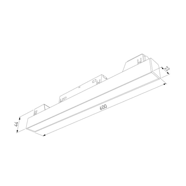 Трековый светодиодный светильник Elektrostandard Slim Magnetic 85002/01 a059183