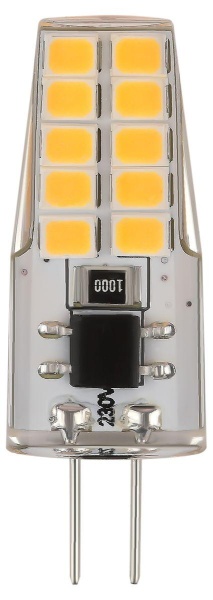 Лампа светодиодная ЭРА G4 2,5W 2700K прозрачная LED-JC-2,5W-220V-SLC-827-G4 Б0049091