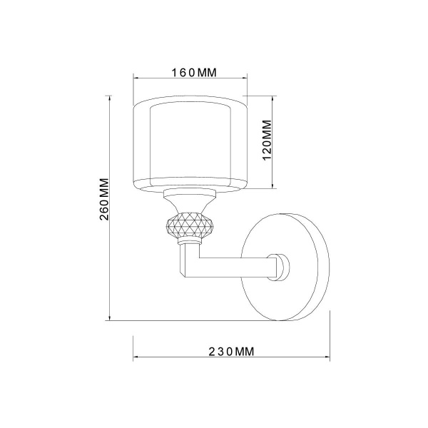 Бра Vele Luce Lotus VL1053W01