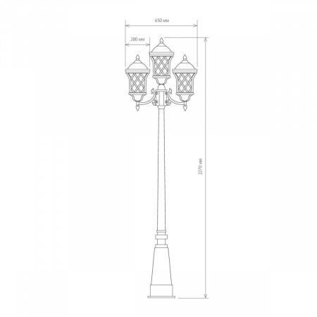 Садово-парковый светильник Elektrostandard Cassiopeya a025298